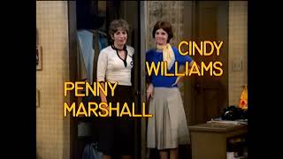 LAVERNE amp SHIRLEY  Season 4  Opening Theme Song Credits  Intro [upl. by Aroved743]