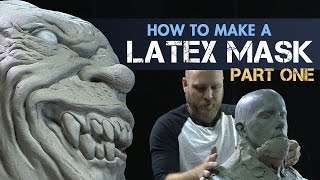 How to Make a Latex Rubber Mask Part 1  Sculpture Process  PREVIEW [upl. by Iglesias962]