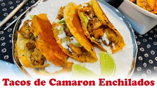 Tacos de Camaron Enchilados Receta Facil [upl. by Assyn]