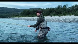 Atlantic salmon fly fishing in Norway 2021 [upl. by Remat]