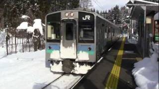 【FHD】E127系100番台 普通松本行き 南神城発車 [upl. by Roobbie]