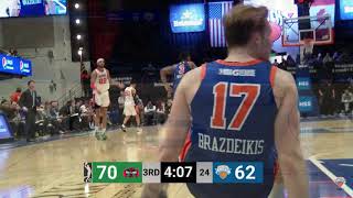 Ignas Brazdeikis Puts Up 29 Points with Westchester Knicks [upl. by Ethelin217]