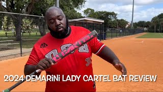 2024 Demarini Lady Cartel Usssa Bat Review [upl. by Rheba]