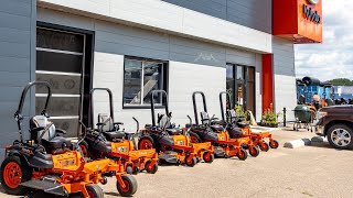 BRAND NEW  Kubota Z412 Zero Turn Mower Demonstration and Overview [upl. by Harvie457]