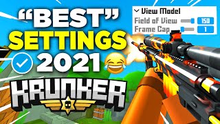 BEST NEW Krunkerio Settings 2021 but theyre from viewers [upl. by Anerb386]