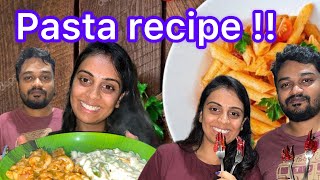 Red chilli ￼and white saucepasta recipe Kannada food recipes family ​⁠Kiranyashujodi 💞￼￼ [upl. by Annaerdna]