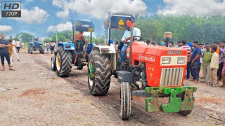 Swaraj 855 Nirman vs sonalika 55 tractor tochan [upl. by Swan356]