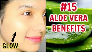 15 Skincare Benefits amp Uses Of ALOE VERA  Anaysa [upl. by Lamrej]