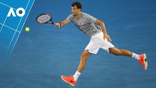 Dimitrov v OConnell match highlights 1R  Australian Open 2017 [upl. by Reinal194]