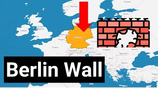 The Berlin Wall History Explained on Maps 🌍 [upl. by Rainwater]