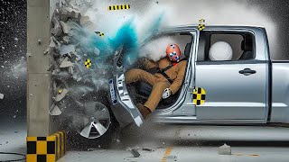 10 SAFEST PICKUP TRUCKS IIHS Crash Test [upl. by Peppy]