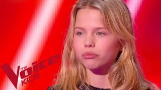 Barbara Pravi  Voilà  Lucie  The Voice Kids France 2023  Super Finale [upl. by Waldack53]