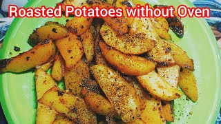 Without Oven Roasted Potatoes Recipe  Potato Recipe  by Agha jani cooking and vlog [upl. by Okia877]