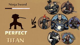 Shadow Fight 2  Ninja Sword vs TITAN Bodyguards 「iOSAndroid Gameplay」 [upl. by Firman]