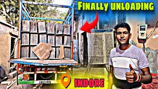 Finally unloading Indore  same Day Load Mill Gya vlog [upl. by Ullman]