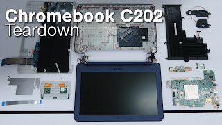 ASUS Chromebook C202 Tear Down [upl. by Lexa]