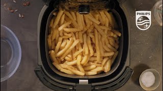 Knusprige Pommes frites aus dem Philips Airfryer [upl. by Siol]