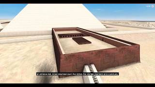 DIGITAL GIZA Giza 3D  Tour of the Khafre Pyramid Temple [upl. by Theodor]