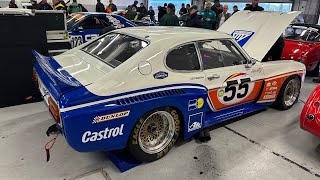 Ford Capri’s StPaul Raceteam second and third place in their class at Silverstone [upl. by Huston]