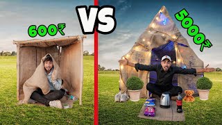 Overnight survival challenge in low to high budget bori house [upl. by Alleoj]