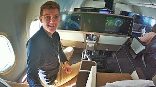 The New 737 MAX Business Class  Oman Air Review [upl. by Kolnick]