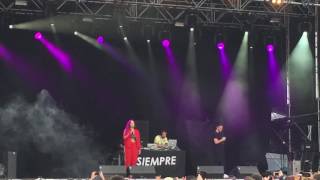 C TANGANA feat Rosalía  Antes de morirme  Bilbao BBK Live 2016 [upl. by Andee504]