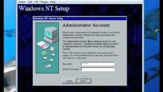 Windows NT Server Enterprise 40 Installation [upl. by Notled607]