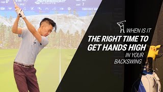 How to Get Hands Higher in Backswing Properly [upl. by Htebirol]