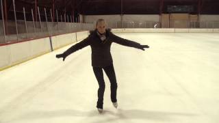 USFSA Basic Skills 5F  Side toe hop [upl. by Betthezul]