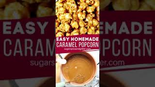 Caramel Popcorn Recipe HOMEMADE CARAMEL POPCORN [upl. by Nomyt]