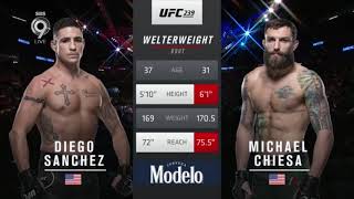 Diego Sanchez vs Michael Chiesa [upl. by Neddie]