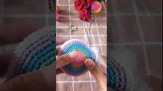 Crochet  Mengisi pin cushion dengan dakron [upl. by Lanevuj]