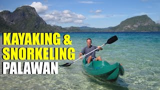 Kayaking and Snorkeling Palawan Philippines [upl. by Jereld869]