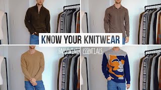 Different Styles of Sweaters amp Knitwear for Men  Fall Winter Essentials [upl. by Alicec]