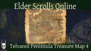 Telvanni Peninsula Treasure Map 4 Elder Scrolls Online ESO [upl. by Enaillil]