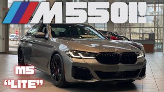 Walk Around and Overview 2023 BMW M550i xDrive 500 horsepower M5 “lite” [upl. by Korff]