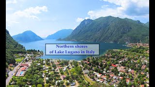 Lake Lugano and the town of Porlezza Italy [upl. by Fennelly]