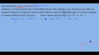 Reacciones químicas estequiometria cálculos con disoluciones 01 ejercicios y problemas resueltos [upl. by Irrac]