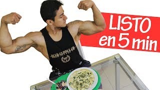 Desayuno Proteico SIN SUPLEMENTOS Para Masa Muscular [upl. by Llertnov]