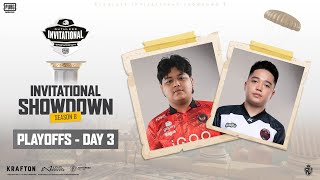 ID PUBG MOBILE RUTHLESS INVITATIONAL SHOWDOWN S8 PLAYOFFS DAY 3 FT BTR AE RRQ VPE DX SEM9 [upl. by Easter]