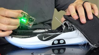 Whats inside Worlds First Self Lacing Basketball Shoes [upl. by Garibald]