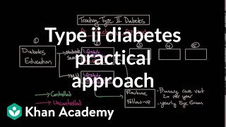 Treating type II diabetes  A practical approach  NCLEXRN  Khan Academy [upl. by Anirbac]