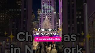 Die SCHÖNSTEN Orte für Christmas in New York 🎄 [upl. by Banyaz]