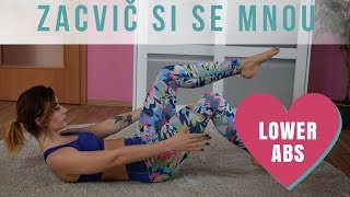 CVIKY NA SPODNÍ BŘICHO│Zacvič si se mnnou [upl. by Skill]