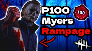 Two Hours of P100 Myers DESTRUCTION  Dead By Daylight [upl. by Clower27]