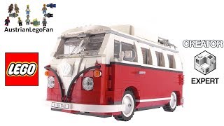 Lego Creator 10220 Volkswagen T1 Camper Van Speed Build [upl. by Brunn671]