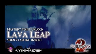 Guild Wars 2  Sirens Landing Insight Lava Leap [upl. by Cherise]