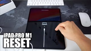 How To Reset amp Restore your M1 Apple iPad Pro 2021  Factory Reset [upl. by Irrehc]