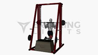 Bulgarian Split Squats Smith Machine  Breaking Limits [upl. by Lacombe509]