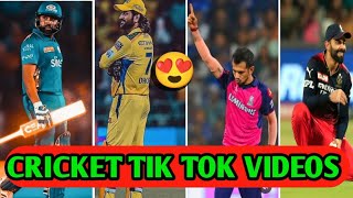 CRICKET TIK TOK VIDEOS🔥 [upl. by Yecnuahc]